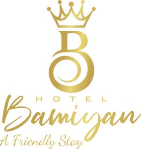 a gold letter b with a crown on top at Hotel Bamiyan in Kandy