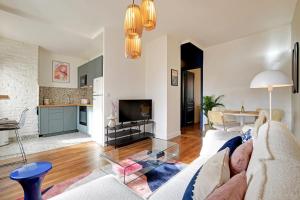 Istumisnurk majutusasutuses Luxury Cocon by Les Maisons de Charloc Homes