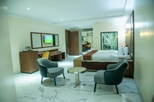 Istumisnurk majutusasutuses Carlton Swiss Grand Hotel
