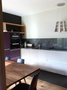 Dapur atau dapur kecil di Chalet Park Apartment mit Sauna Hamam