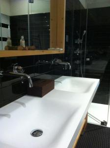 ห้องน้ำของ Chalet Park Apartment mit Sauna Hamam