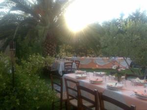 A garden outside Agriturismo S´Aranada