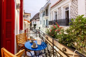 Balkón nebo terasa v ubytování Danae Hotel