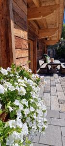 Vonkajšia záhrada v ubytovaní Chalet Zugspitztraum