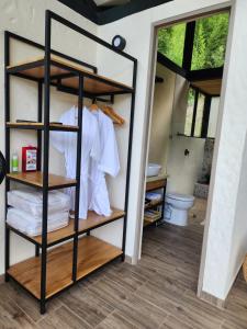 Kúpeľňa v ubytovaní Cabaña Bambú
