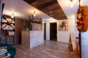 Kuchyň nebo kuchyňský kout v ubytování Sobe App Moj Hir bed and breakfast
