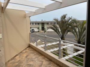 Balkón nebo terasa v ubytování Beach and Sea