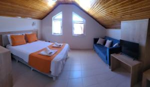 Postel nebo postele na pokoji v ubytování Tayfun Apart Hotel + 37 fotografií