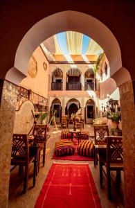 Restaurace v ubytování Riad 7 Saints