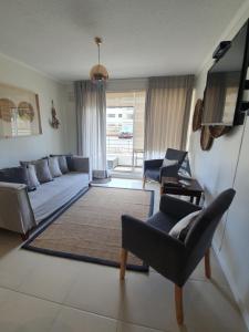 Posezení v ubytování Hermoso Departamento