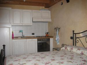 Kuchyň nebo kuchyňský kout v ubytování Agriturismo Trebis