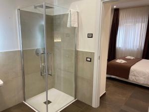 Koupelna v ubytování B&B La Villa Cittanova