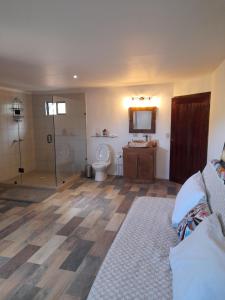 Postel nebo postele na pokoji v ubytování Rancho Espinoza La Casita
