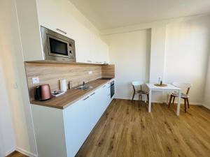 Kuchyň nebo kuchyňský kout v ubytování Apartmán Vyškov
