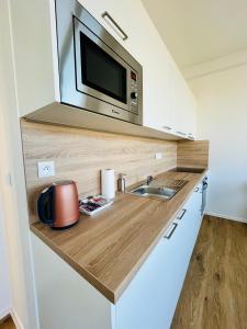 Kuchyň nebo kuchyňský kout v ubytování Apartmán Vyškov