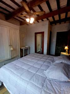 Postel nebo postele na pokoji v ubytování Posada San Gabriel
