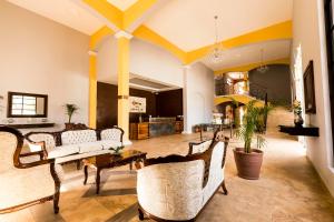 Posezení v ubytování Hotel Los Frailes, Valladolid, Yucatán
