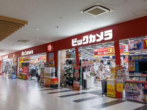 a store filled with lots of items in a store at JR Kyushu Hotel Kagoshima in Kagoshima