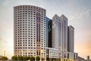 a rendering of a tall white building at Wirgan Al Noor, Tapestry Collection by Hilton in Makkah