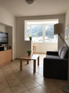 TV a/nebo společenská místnost v ubytování Panorama Spa Lodges DAS.SCHILLER