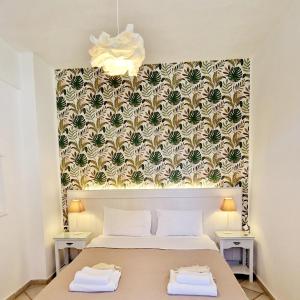 Posteľ alebo postele v izbe v ubytovaní Panorama Apartments Fiscardo