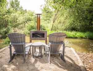 Naturlandskabet i nærheden af luksusteltet