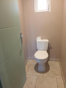Koupelna v ubytování Gîte des teppes