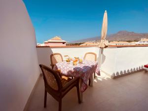 Balkón nebo terasa v ubytování Moon