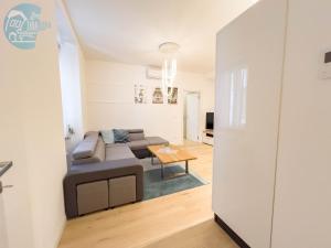 Χώρος καθιστικού στο Piazza della Borsa 3B Tirabora Short Rent