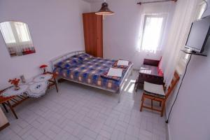 Posteľ alebo postele v izbe v ubytovaní Studioapartment Podaca 3676-2