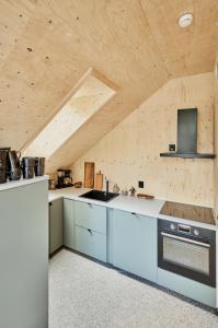 Köök või kööginurk majutusasutuses Lodgen Stryn