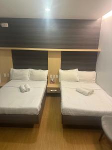 Voodi või voodid majutusasutuse Rudhil's Place Hotel toas