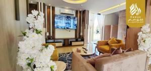 Posezení v ubytování شقق داماس للشقق المخدومة Damas Serviced Apartments