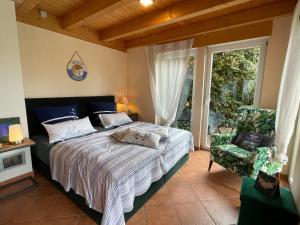 Giường trong phòng chung tại Holiday Home Casa Luna by Interhome