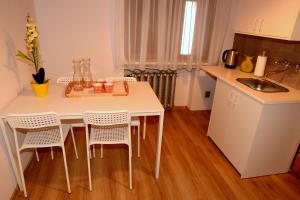 Kuchnia lub aneks kuchenny w obiekcie Villa Osa Modlin Airport