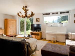 TV a/nebo společenská místnost v ubytování Chalet Mon Rêve by Interhome + 29 fotografií