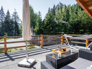 Balcone o terrazza di Chalet Mon Rêve by Interhome
