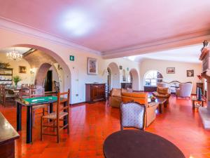 a living room filled with furniture and a pool table at Holiday Home Villa Alari by Interhome in Cetona +119 photos