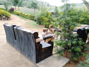 Vrt pred nastanitvijo Bwindi My Home