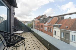 Balkoni atau teres di Cosy & Spacious House in Center