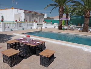 Πισίνα στο ή κοντά στο Alojamiento Rural Villa Rosarito