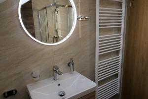 Koupelna v ubytování Apartmány Family Nová Lesná