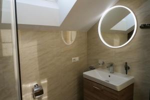 Koupelna v ubytování Apartmány Family Nová Lesná