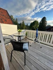 Balkón nebo terasa v ubytování Farmhouse in beautiful Jämtland