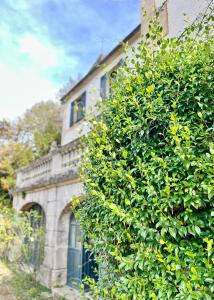 Richard Lequet Domaine gastronomique du Val d Atur外面的花园
