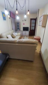 A television and/or entertainment centre at Apartamento Rio Sar garaje incluido