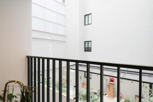 a view from the balcony of a building at Great 2BR with Balcony in the Heart of Miraflores in Lima