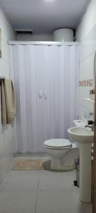 Phòng tắm tại Apartamento Romian 2