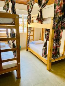 Načrt razporeditve prostorov v nastanitvi Oasis Cali Hostel