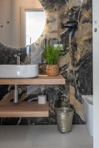 Koupelna v ubytování Murieri Rooms